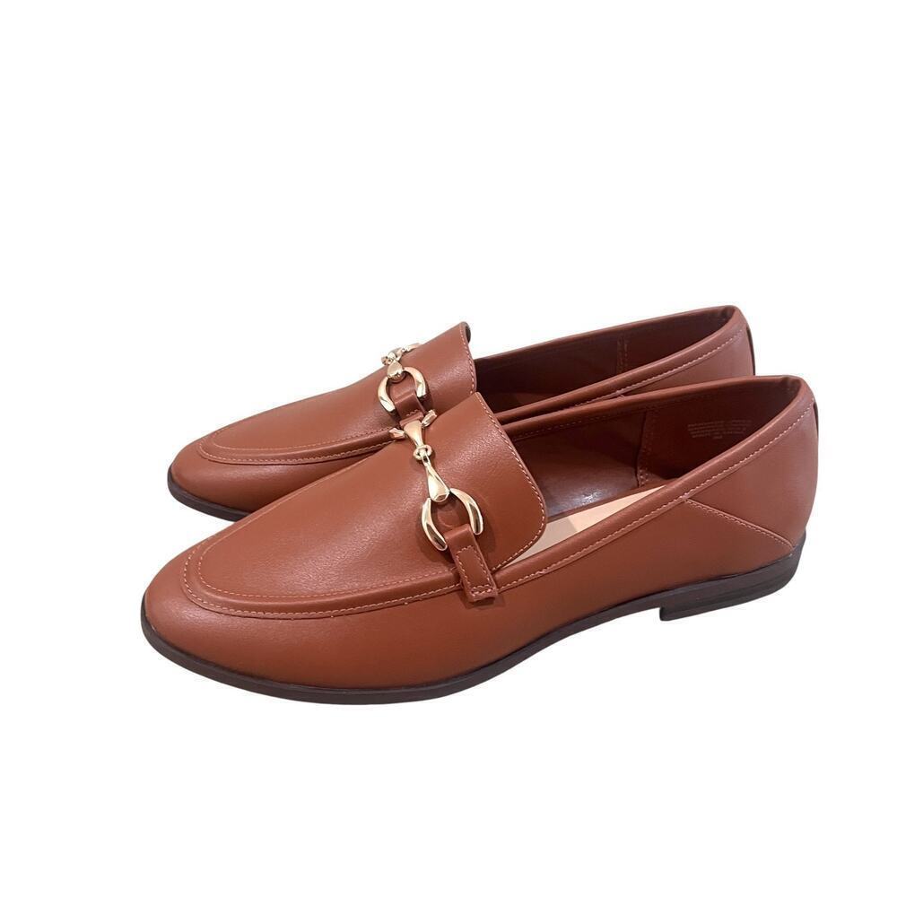 Ann Taylor Loft Women's Horsebit Loafer Color Cognac Size 9M